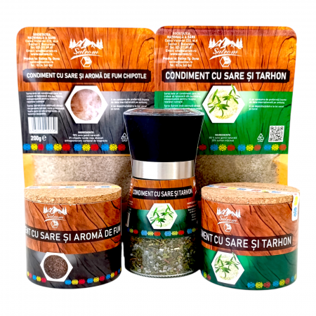 Pachete condimente - Mix condimente ciorba Tarhon si sare afumata