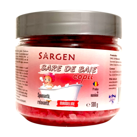 Sare de baie - Sare baie pentru copii relaxanta spumanta MANDELINE 500g