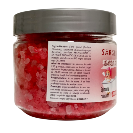 Sare baie pentru copii relaxanta spumanta MANDELINE 500g [2]