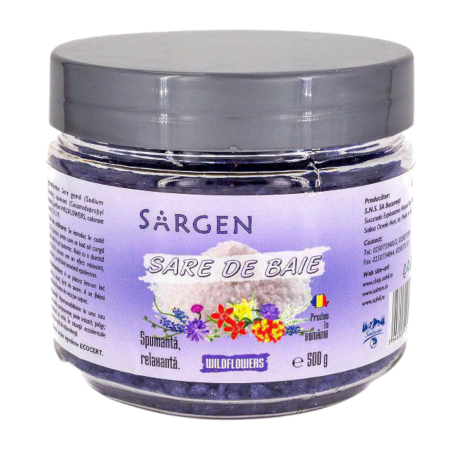 Sare de baie - Sare baie spumanta aromata WILD FLOWERS Sargen 500g