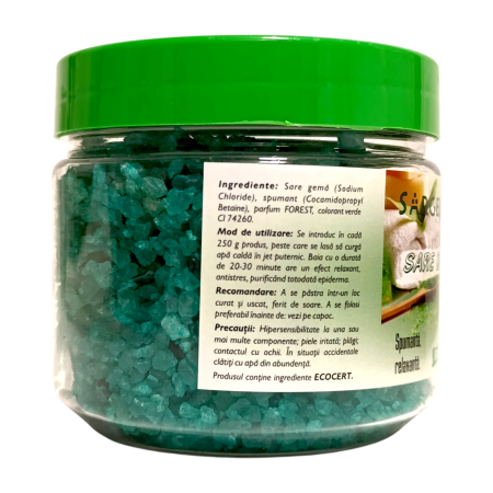 Sare baie spumanta Sargen, parfum FOREST 500g [2]
