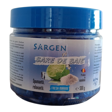 Sare de baie - Sare baie Sargen relaxanta parfum FRESH MARINE 500g