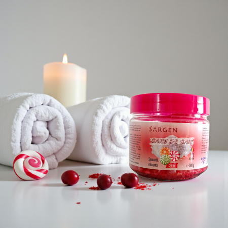 Sare de baie spumanta Sargen, parfumata CANDY 500g [1]