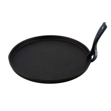 Tigaie fonta 25cm maner detasabil si suport lemn [2]