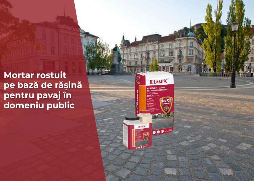 Mortar special pentru chituire pavele in domeniu comercial si public