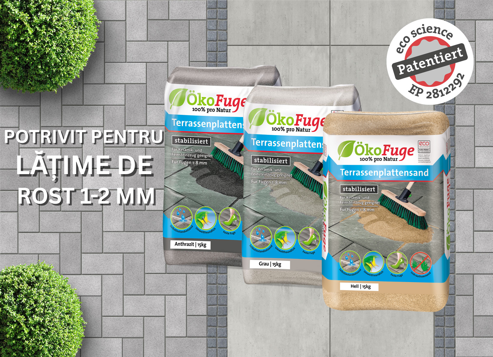 Terrassenplattensand