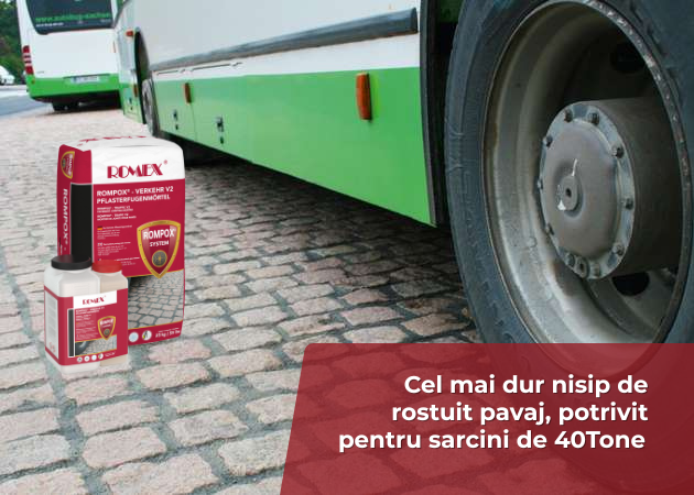 Mortar special pentru chituire pavele in domeniu comercial si public