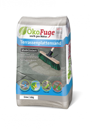 Nisip rostuit pavaj cu auto-intarire pentru rosturi cu latime 1-8 mm - Nisip rostuit pavaj cu auto-intarire pentru rosturi 1-8 mm, culoare Gri