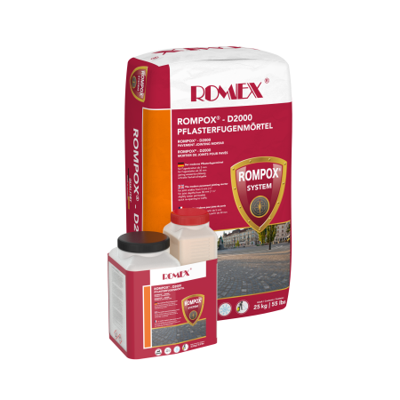 Mortar special pentru chituire pavele in domeniu comercial si public - Rompox® D2000 27.5 kg