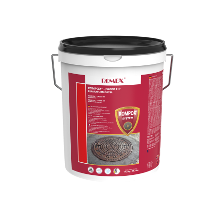 Mortar reparatii beton si asfalt - Rompox® D4000HR 17.5 kg - culoare BASALT
