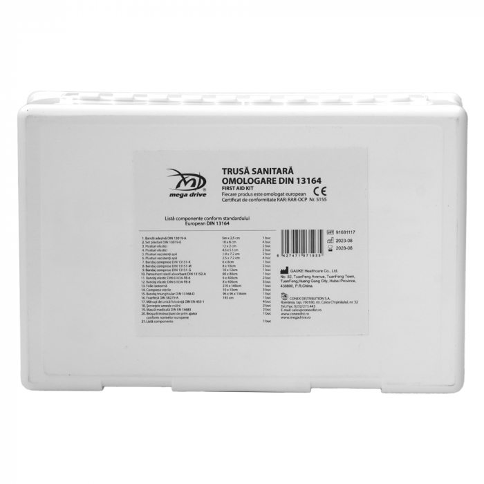Trusa Medicala Auto Omologata RAR – Conform DIN 13164 [4]