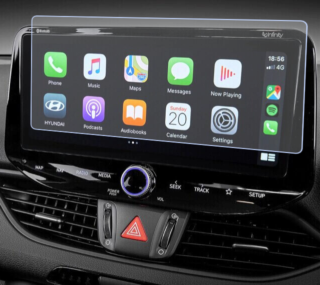 Folie de Protectie pentru Display Navigatie 10.25 inch Hyundai i30 2020+ - HD-Premium  [1]