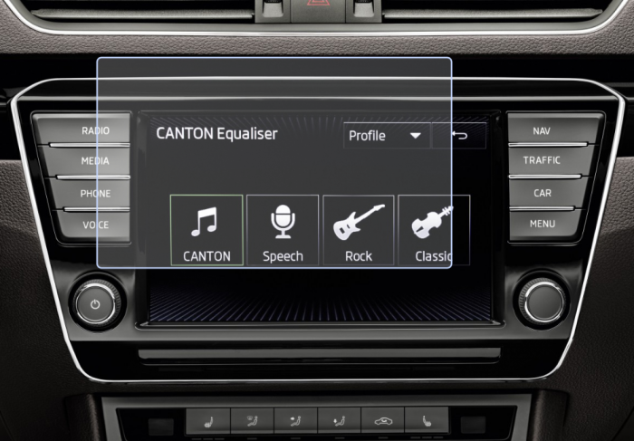 Folie de Protectie pentru Display Navigatie 8 inch Skoda Superb 4 2017+ - HD-Premium  [1]
