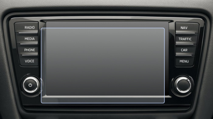 Folie de Protectie pentru Display Navigatie 8inch Skoda Octavia 2013+ - HD-Premium  [1]