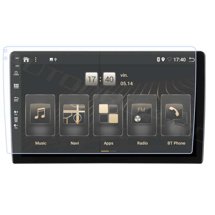Folie de Protectie pentru Display Navigatie Aftermarket Android 9 inch - HD-Premium  [1]