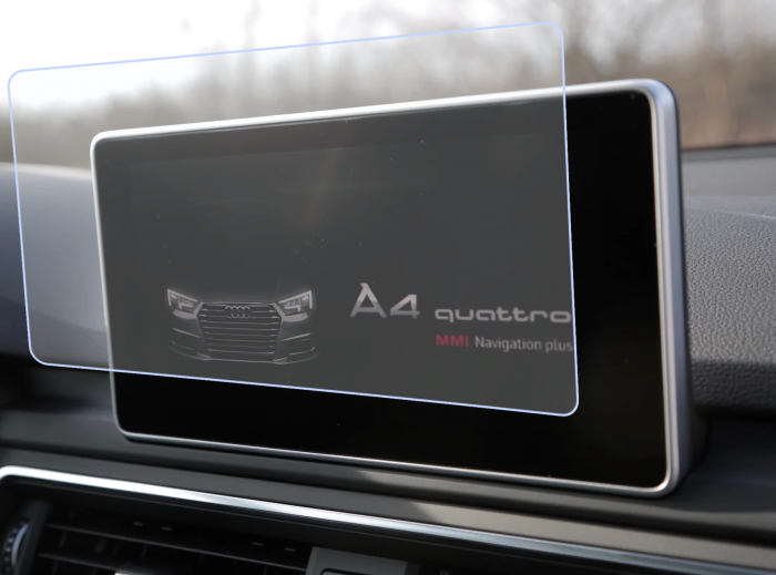 Folie de Protectie pentru Display Navigatie Audi A4 2017 - HD-Premium  [1]