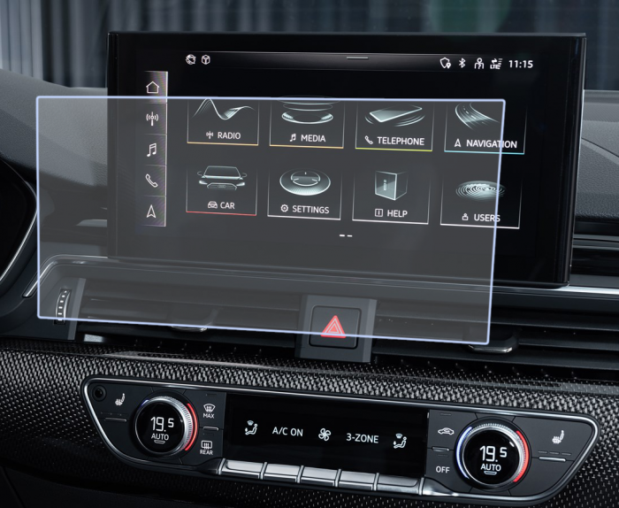 Folie de Protectie pentru Display Navigatie Audi A4 Allroad 2020 - HD-Premium  [1]