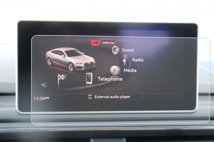 Folie de Protectie pentru Display Navigatie Audi A5 2018 - HD-Premium  [1]