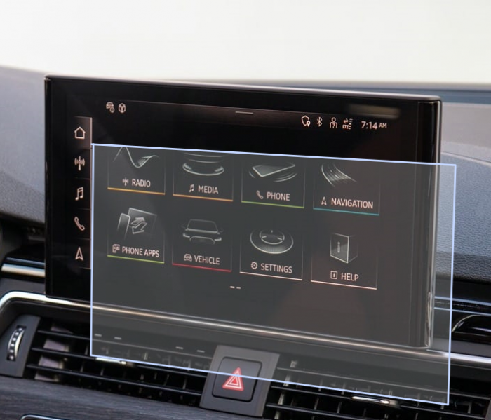 Folie de Protectie pentru Display Navigatie Audi A6 2015 - HD-Premium  [1]