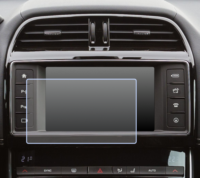 Folie de Protectie pentru Display Navigatie Jaguar XE 2017+ - HD-Premium  [1]