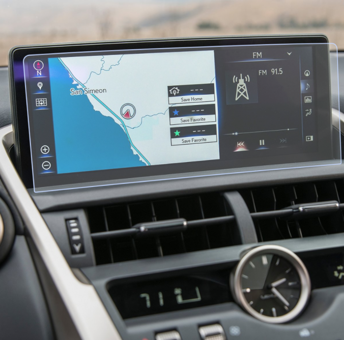 Folie de Protectie pentru Display Navigatie Lexus NX300H 2018+ - HD-Premium  [1]
