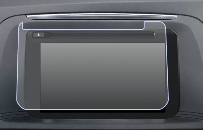 Folie de Protectie pentru Display Navigatie Mazda CX5 2016+ - HD-Premium  [1]