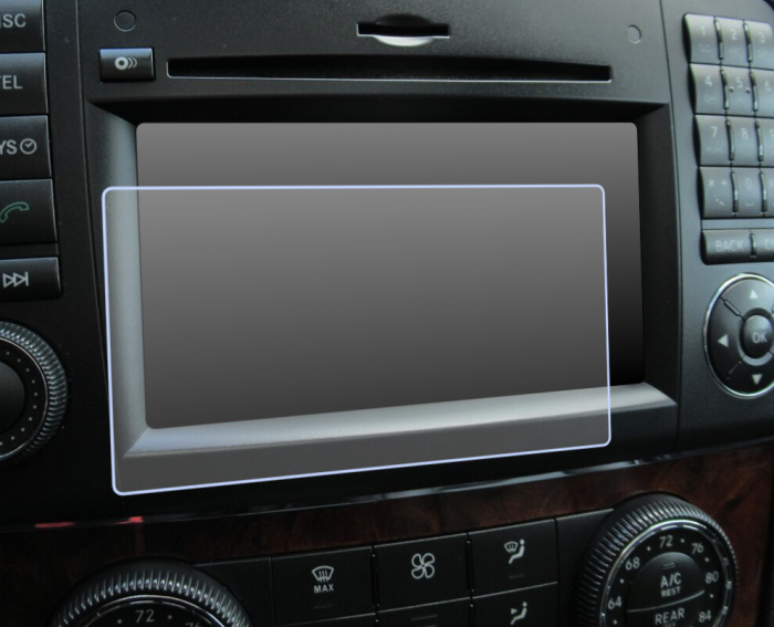 Folie de Protectie pentru Display Navigatie Mercedes-Benz ML350 2010+ - HD-Premium  [1]