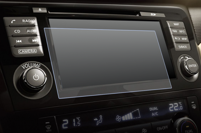 Folie de Protectie pentru Display Navigatie Nissan Qashqai 2019+ - HD-Premium  [1]