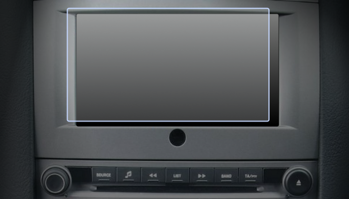 Folie de Protectie pentru Display Navigatie Peugeot 407 2008+ - HD-Premium  [1]