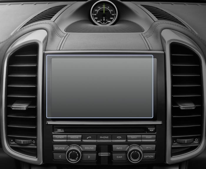 Folie de Protectie pentru Display Navigatie Porsche Cayenne 2012+ - HD-Premium  [1]