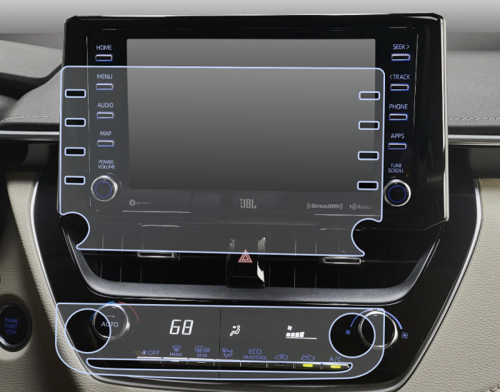 Folie de Protectie pentru Display Navigatie si Aer Conditionat Toyota Yaris Cross 2021+ - HD-Premium  [1]