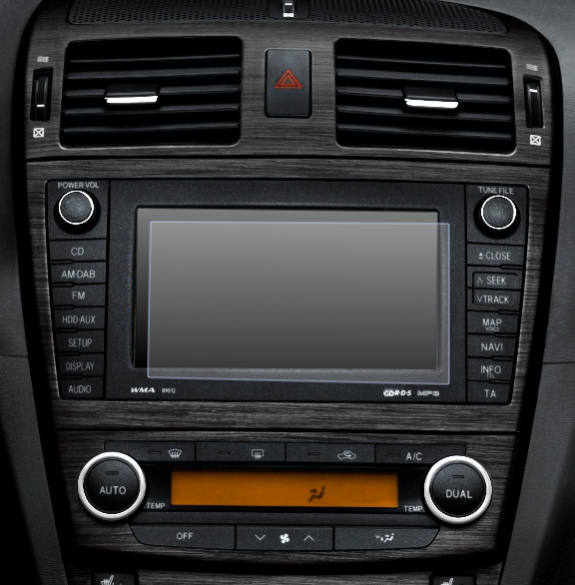 Folie de Protectie pentru Display Navigatie Toyota Avensis 2009+ - HD-Premium  [1]