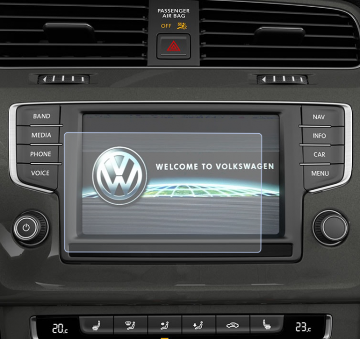 Folie de Protectie pentru Display Navigatie Volkswagen Tiguan 2016+ - HD-Premium  [1]