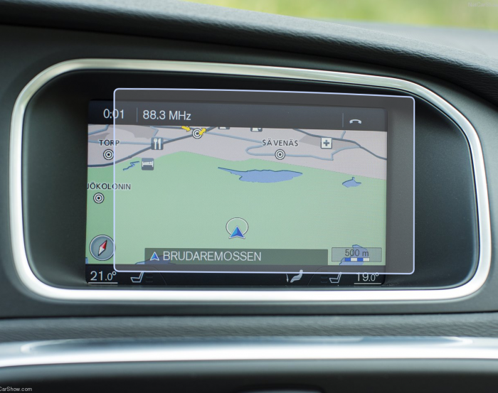 Folie de Protectie pentru Display Navigatie Volvo V40 2014+ - HD-Premium  [1]