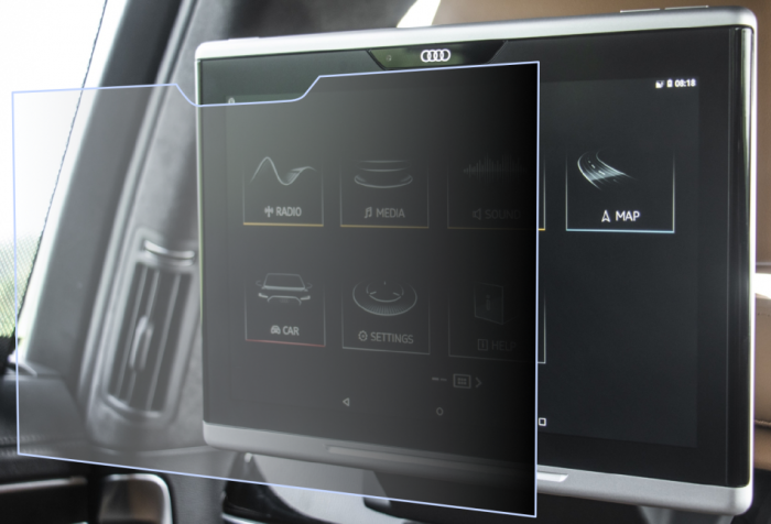 Folie de Protectie pentru Display Tableta Tetiera Audi A8 2018 - HD-Premium  [1]