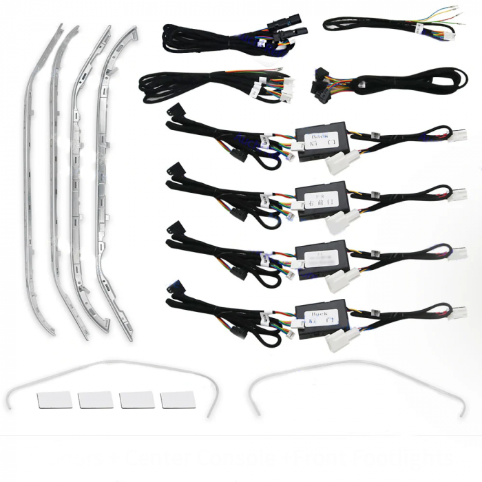 Set lumini ambientale dedicat control din navigatie Mercedes-Benz C-class / GLC W205 X253 [10]