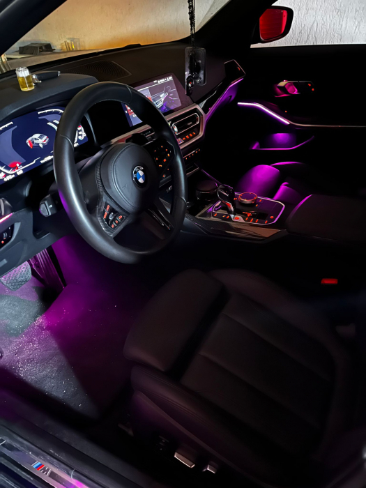 Kit lumini ambientale dedicate compatibile cu BMW G20 / G21 control din navigatie [3]