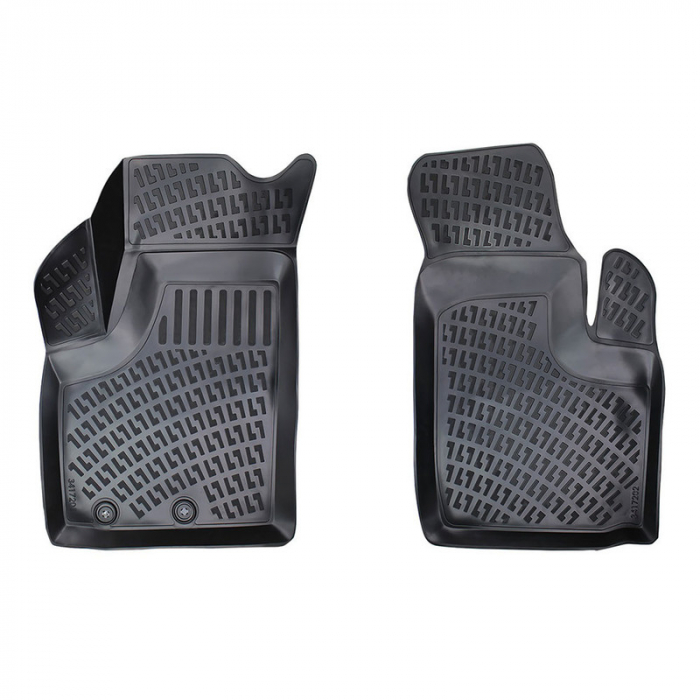 Set 2 Covorase Auto din Cauciuc pentru Fiat Doblo (Fata) (2000-2009) [2]