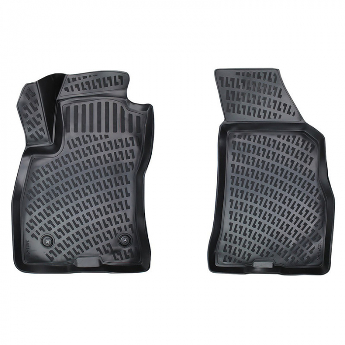 Set 2 Covorase Auto din Cauciuc pentru Fiat Doblo (Fata) (2010-2015) [2]