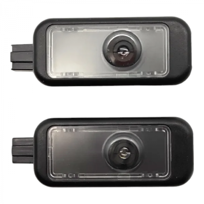 Set 2 lampi usa proiectoare led logo holograma compatibile cu Audi - calitate OE [1]