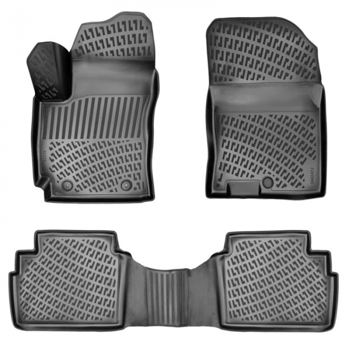 Set 3 Covorase Auto din Cauciuc pentru Hyundai Kona Hybrid 2023 [1]