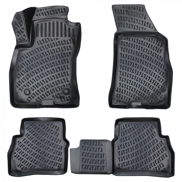 Set 4 Covorase Auto din Cauciuc pentru Fiat Doblo (Facelift) (2015-) [5]