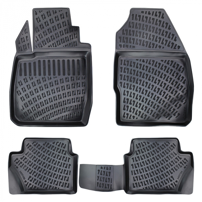 Set 4 Covorase Auto din Cauciuc pentru Ford Fiesta V (2002-2008) [2]