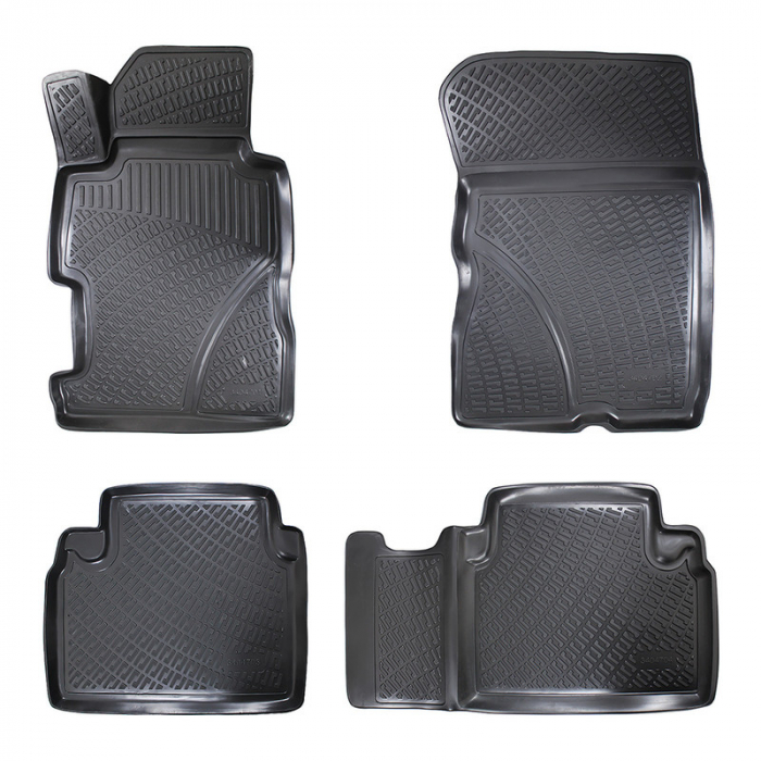 Set 4 Covorase Auto din Cauciuc pentru Honda Civic Sedan VIII (2005-2011) [2]