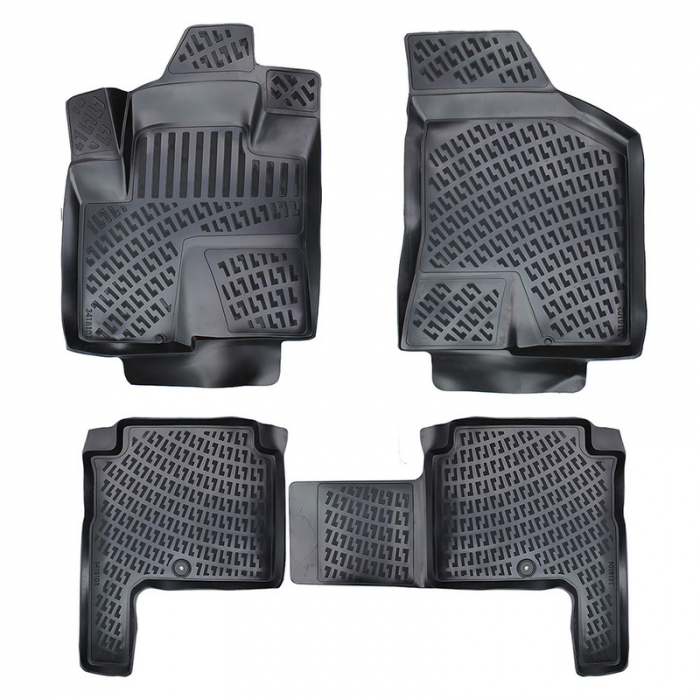 Set 4 Covorase Auto din Cauciuc pentru Hyundai Santa Fe II (2006-2012) [2]