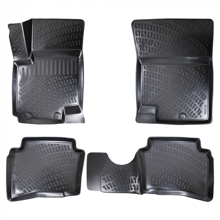 Set 4 Covorase Auto din Cauciuc pentru Kia Soul I (2008-2014) [1]