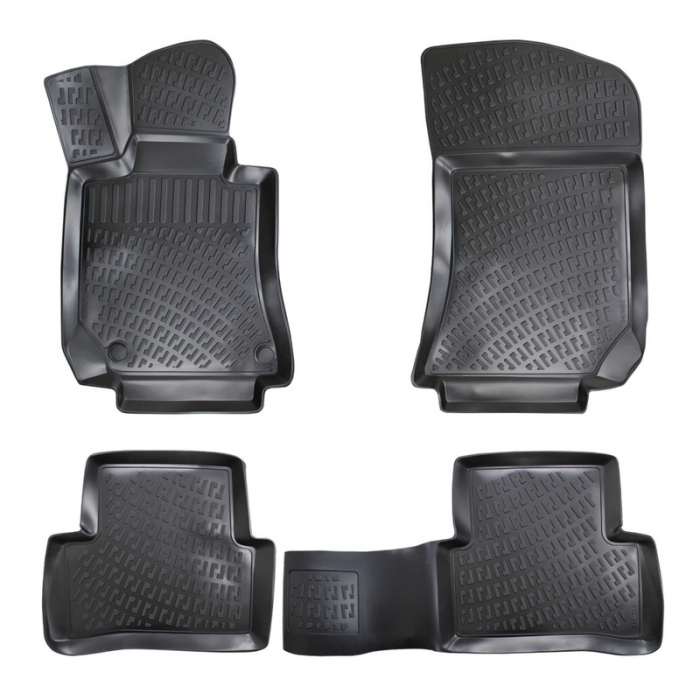 Set 4 Covorase Auto din Cauciuc pentru Mercedes E Class W212  (2010-2016) [2]