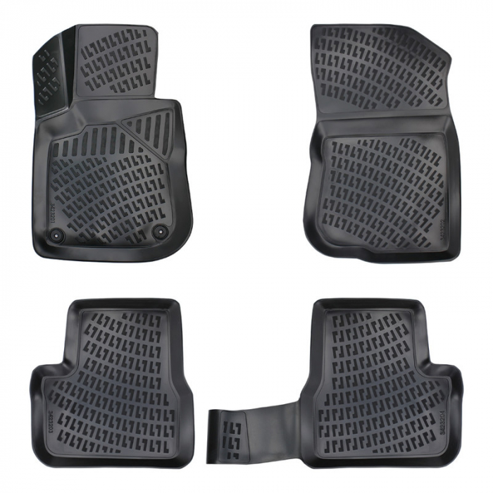 Set 4 Covorase Auto din Cauciuc pentru Peugeot 208 I (2012-2019) [2]