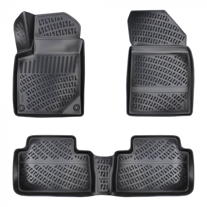 Set 4 Covorase Auto din Cauciuc pentru Peugeot 407 (2003-2010) [5]