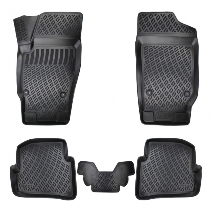 Set 4 Covorase Auto din Cauciuc pentru Seat Ibiza III (2002-2008) [2]